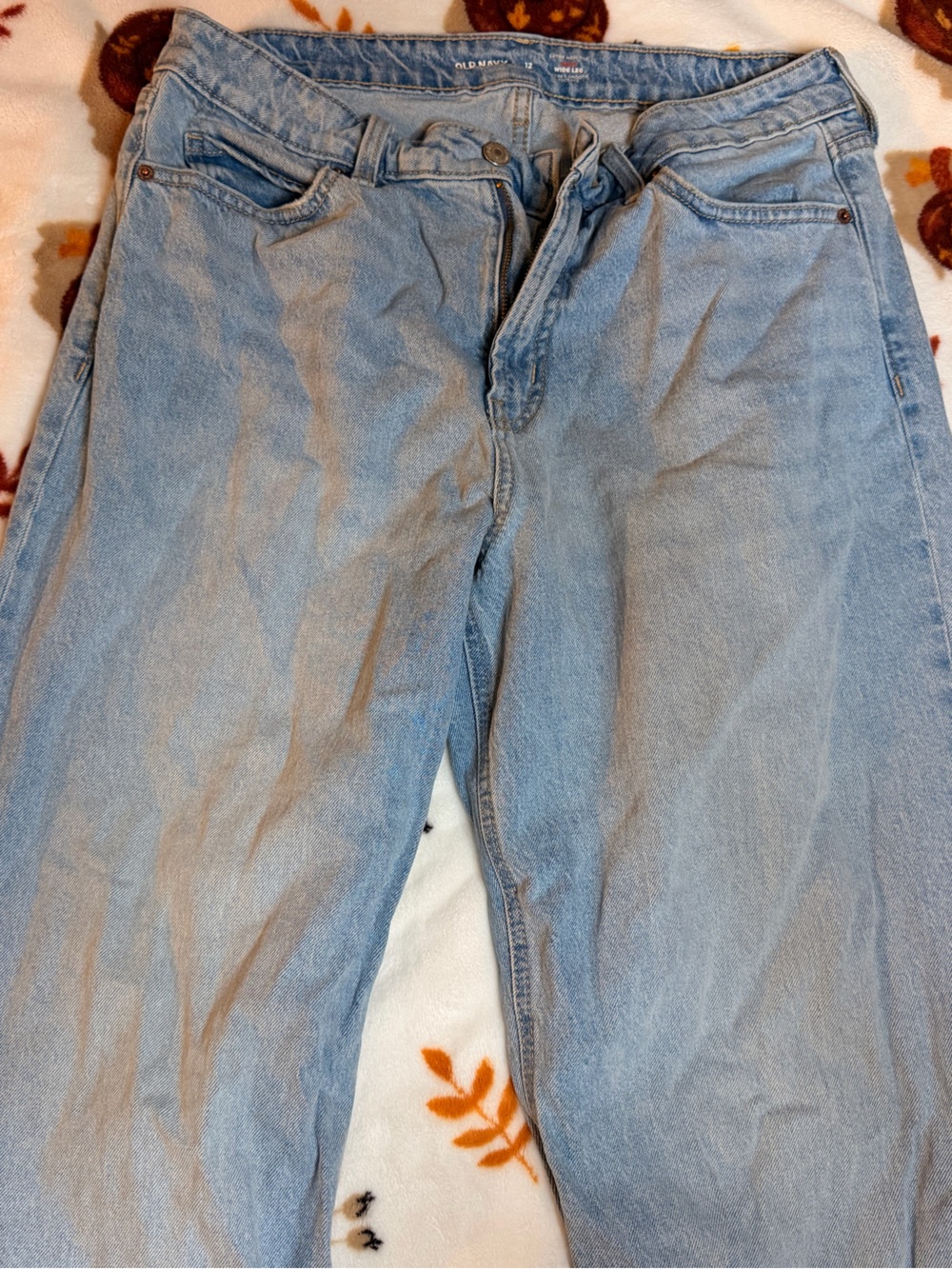 Old Navy Light Blue wide leg Jeans